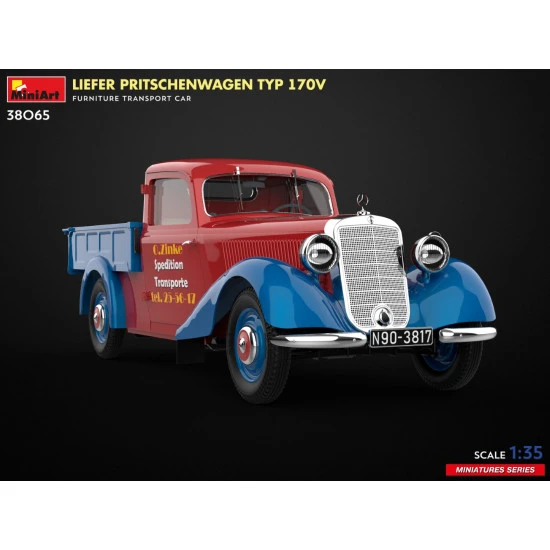 Miniart 38065 - 1/35 - Liefer Pritschenwagen Typ 170v Furniture Transport Car