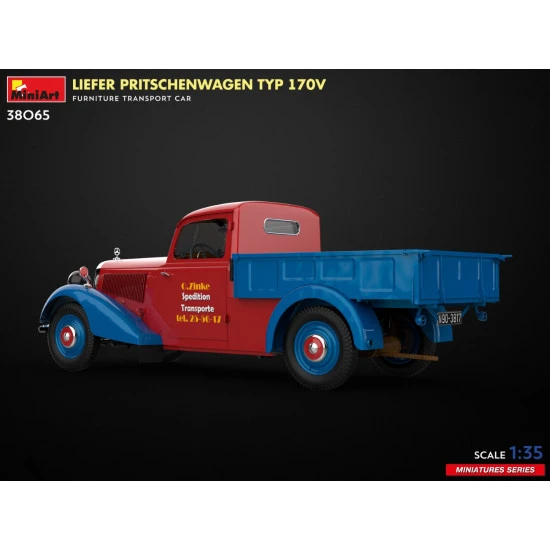 Miniart 38065 - 1/35 - Liefer Pritschenwagen Typ 170v Furniture Transport Car