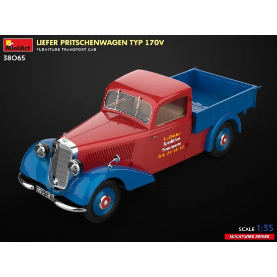 Miniart 38065 - 1/35 - Liefer Pritschenwagen Typ 170v Furniture Transport Car