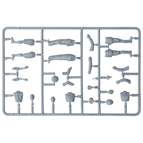 Miniart 38075 - 1/35 - German Civilians 1930 40s Resin Heads Plastic Figures Kit