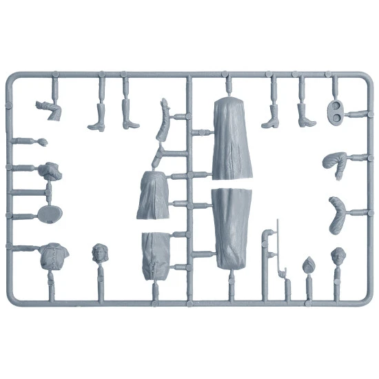 Miniart 38075 - 1/35 - German Civilians 1930 40s Resin Heads Plastic Figures Kit