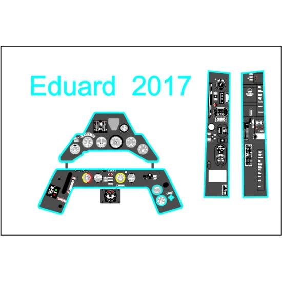 Yahu Model Yma4863 1/48 Fw-190a-3 For Eduard Accessories Aircraft