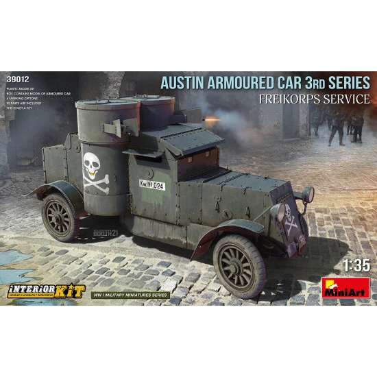 Miniart 39012 1/35 Austin Armoured Car 3rd Series Freikorps Service Interior Kit