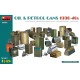 Miniart 49006 - 1/48 - Oil Petrol Cans 1930 40s Plastic Model