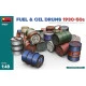 Miniart 49007 - 1/48 - Fuel Oil Drums 1930 50s Model Kit