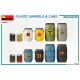 Miniart 49010 - 1/48 - Plastic Barrels Cans Plastic Model Accessories
