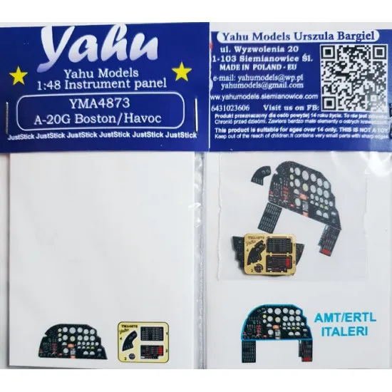 Yahu Model Yma4873 1/48 A-20g Boston For Italeri Accessories Aircraft