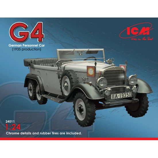 Typ G4 (1935 production), WWII German Personnel Car 1/24 ICM 24011 no chrome