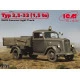 Typ 2,5-32 (1,5 to), WWII German Light Truck 1/35 ICM 35401