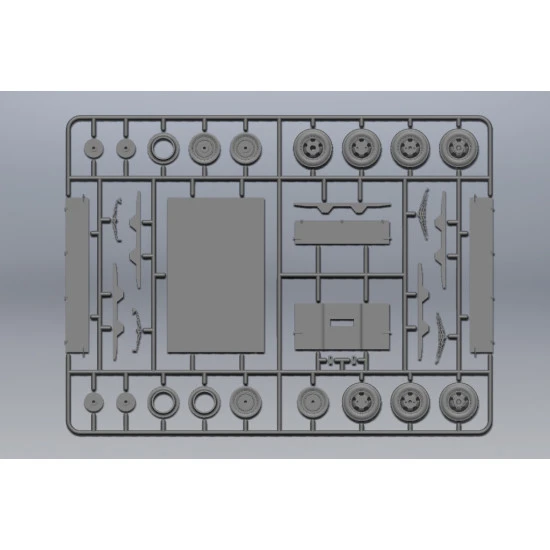 V3000S/SS M (Sd.Kfz.3b) Maultier, WWII German Semi-Tracked Truck 1/35 ICM 35412