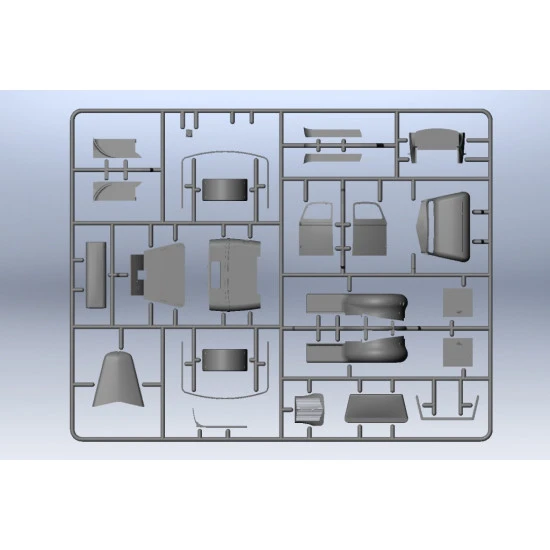 V3000S/SS M (Sd.Kfz.3b) Maultier, WWII German Semi-Tracked Truck 1/35 ICM 35412