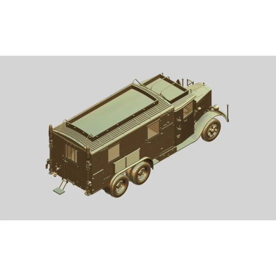Krupp L3H163 Kfz.72, WWII German Radio Communication Truck 1/35 ICM 35462