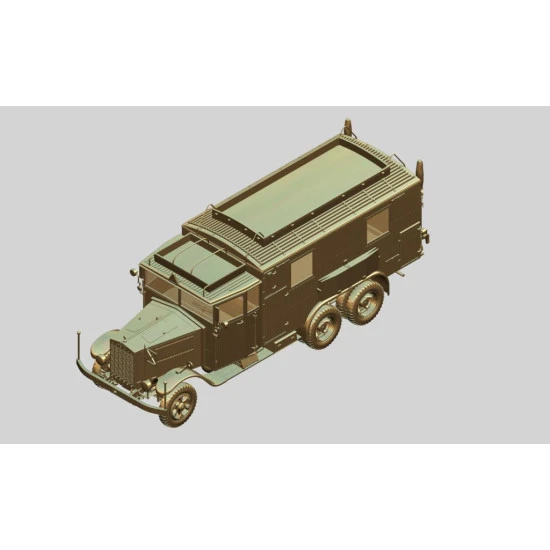 Krupp L3H163 Kfz.72, WWII German Radio Communication Truck 1/35 ICM 35462