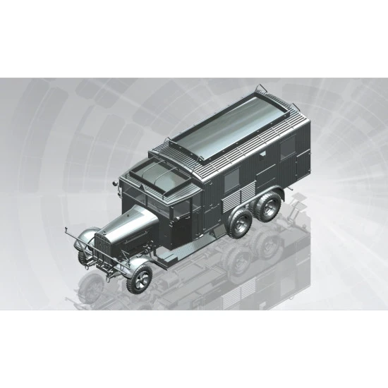 Henschel 33 D1 Kfz.72, WWII German Radio Communication Truck 1/35 ICM 35467