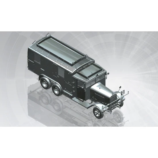 Henschel 33 D1 Kfz.72, WWII German Radio Communication Truck 1/35 ICM 35467