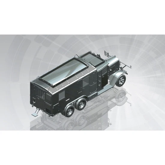 Henschel 33 D1 Kfz.72, WWII German Radio Communication Truck 1/35 ICM 35467