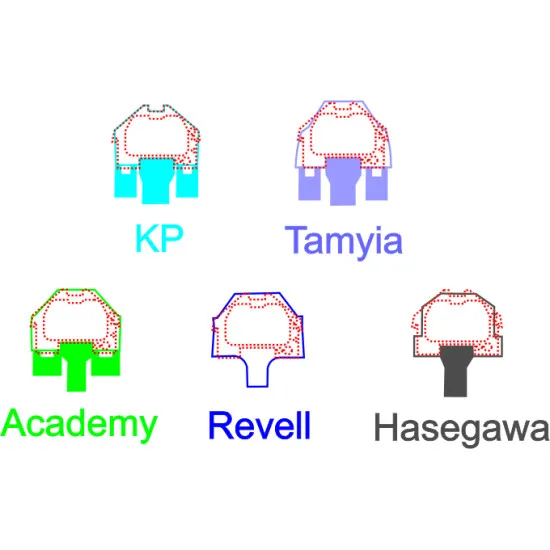 Yahu Model Yma7251 1/72 P-51 B/C For Kp Accessories For Aircraft