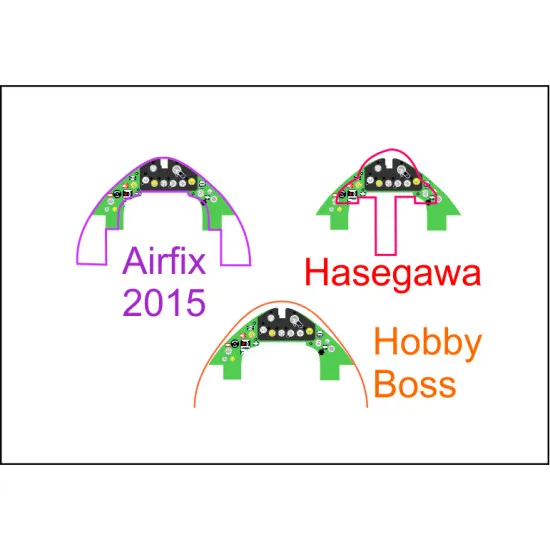 Yahu Model Yma7269 1/72 F4f Wildcat For Airfix / Hasegawa / Hobbyboss Accessories For Aircraft