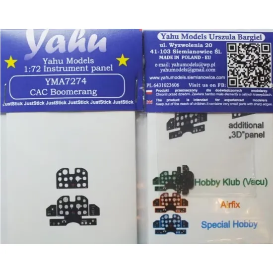 Yahu Model Yma7274 1/72 Cac Boomerang For Special Hobby / Airfix Accessories