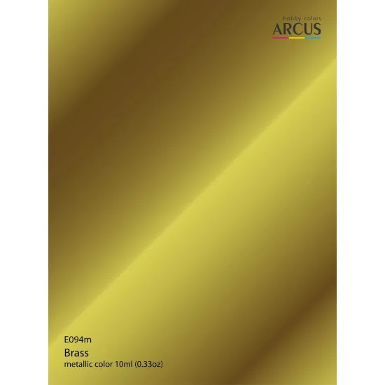 Arcus 094 Enamel Paint Metallic Color Brass10ml