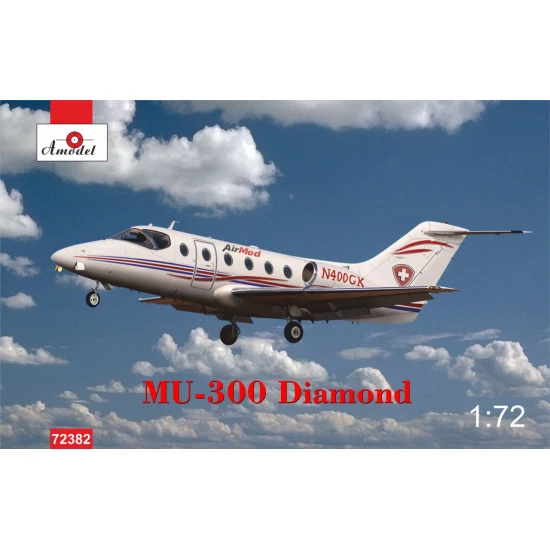 Amodel 72382 1/72 Beechjet 400a Mu 300 Diamond Plastic Model Kit