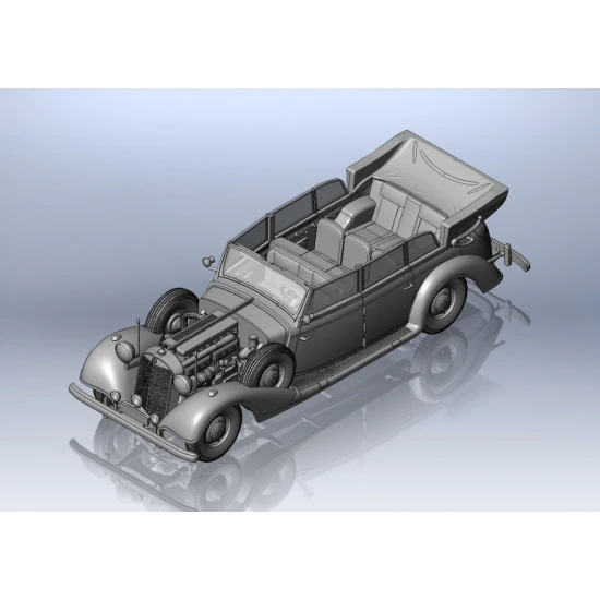 Typ 770K (W150) Tourenwagen, WWII German Leader's Car 1/35 ICM 35533