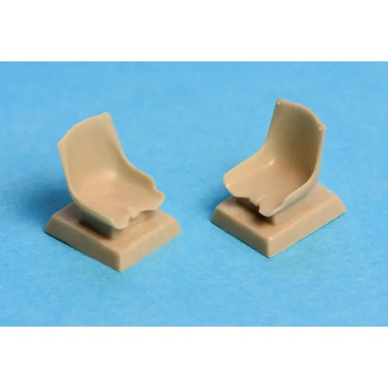 Sbs 48009 1/48 Macchi Mc 202 205 Seats Without Harness X2 Resin Model Kit