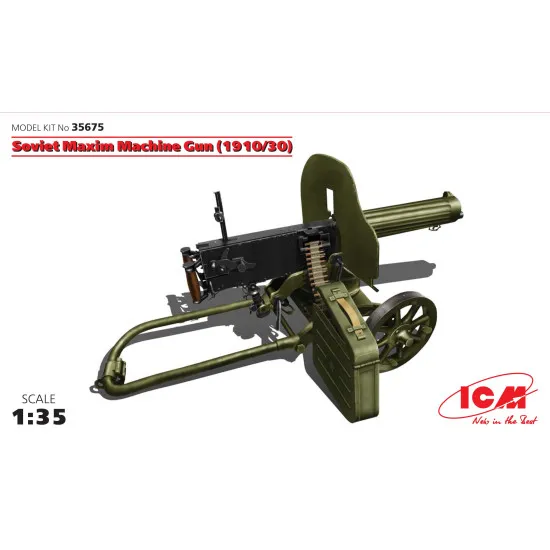 Soviet Maxim Machine Gun (1910/30) 1/35 ICM 35675