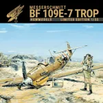 Hgw 103201 1/32 Messerschmitt Bf 109e-7 Trop German Aircraft Plastic Model Kit