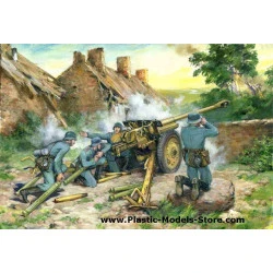 7,62 cm Pak 36 (r) with German Crew (4 figures) 1/35 ICM 35801