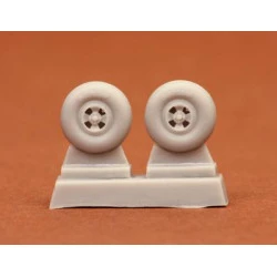 Sbs 72013 1/72 Hawker Hurricane Wheels 4 Spoke For Airfix Kit Resin Model