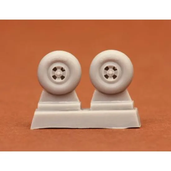 Sbs 72013 1/72 Hawker Hurricane Wheels 4 Spoke For Airfix Kit Resin Model