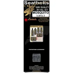 Hgw 148543 1/48 Seatbelts For Mosquito Pre-cut Laser Accessories For Aircraft