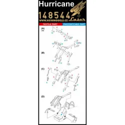 Hgw 148544 1/48 Seatbelts For Hurricane Pre-cut Laser Accessories For Aircraft