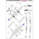 Hgw 148815 1/48 Seatbelts For P-38 Lightning Basic Line Decal And Masks For Tamiya