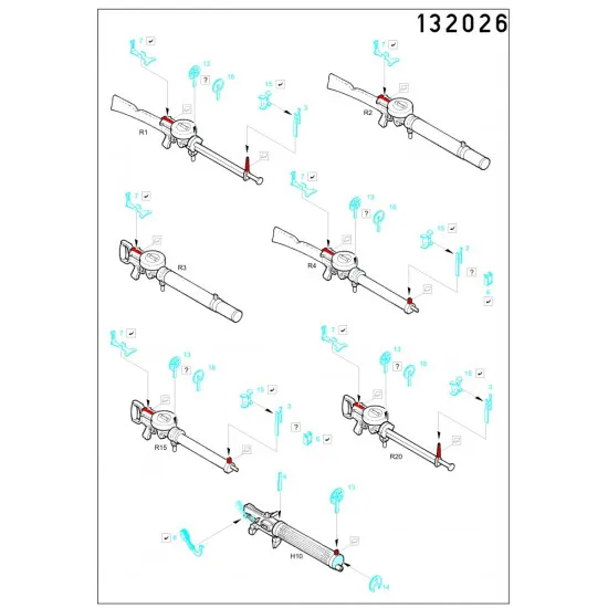 Hgw 132026 1/32 Dh 9a Ninak - Super Detail Set For Wingnut Wing