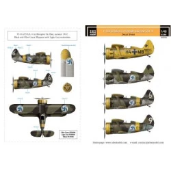 Sbs D48004 1/48 Polikarpov I 153 Chaika Finnish Air Force Wwii Vol Ii For Icm Kit Decal Model