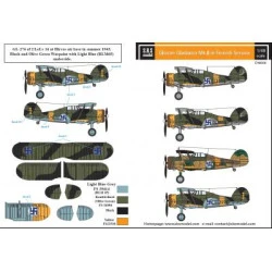Sbs D48008 1/48 Gloster Gladiator In Finnish Service Ww Ii For Roden Merit Decal Model