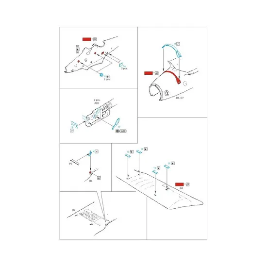 Hgw 132050 1/32 Pfalz D Iii / D Iiia Super Detail Set For Wingnut Wings
