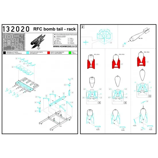 Hgw 132092 1/32 Fe 2b Super Detail Set For Wingnut Wings