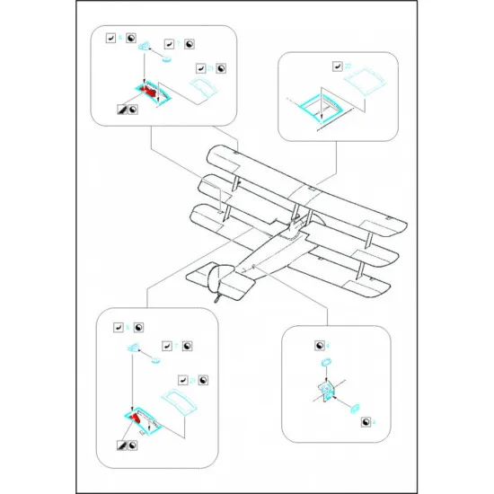 Hgw 132106 1/32 Sopwith Triplane Super Detail Set For Wingnut Wings