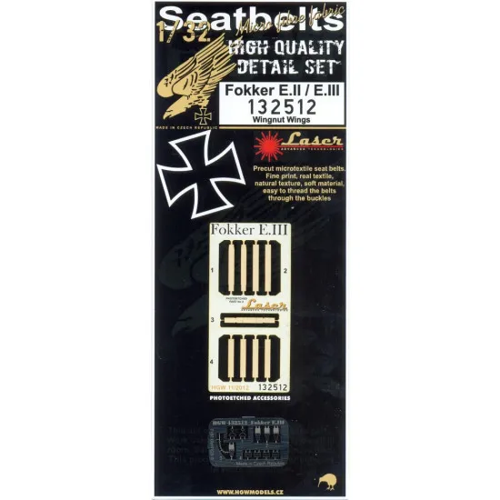 Hgw 132107 1/32 Fokker E Ii / E Iii Super Detail Set For Wingnut Wings