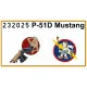 Hgw 232025 1/32 Decal For P-51d/K Mustang For Tamiya And Revell