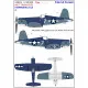 Hgw 232905 1/32 F4u-1 Corsair Markings For Jolly Rogers Accessories For Aircraft