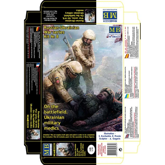 Master Box 35231 - 1/35 - Russian Ukrainian War Series Kit 8 On The Battlefield Ukrainian Military Medics