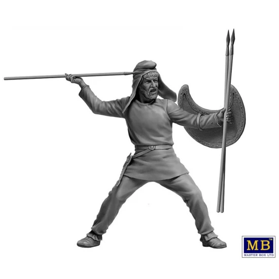Master Box 32021 1/32 Greco Persian Wars Series Kit 8 Persian Lightly Armed Warrior Takabara