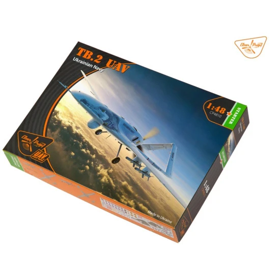Clear Prop 4810 1/48 Bayraktar Tb 2 Uav Ukrainian Navy Plastic Model Kit