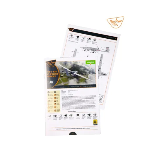 Clear Prop 4812 1/48 Bayraktar Tb 2 Uav In Polish Service Plastic Model Aircraft