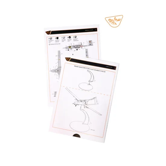 Clear Prop 4812 1/48 Bayraktar Tb 2 Uav In Polish Service Plastic Model Aircraft