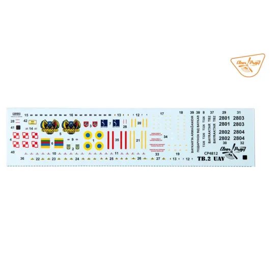 Clear Prop 4812 1/48 Bayraktar Tb 2 Uav In Polish Service Plastic Model Aircraft